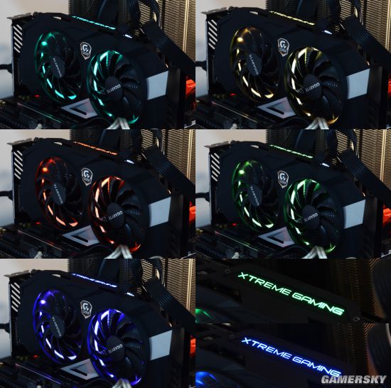 技嘉rgb效果,技嘉彩虹灯效