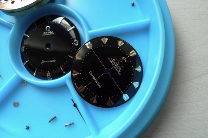 欧米茄星座双鹰2003款黑面,欧米茄古董表鉴别