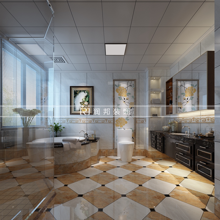 天鹅湖凡山新中式,天鹅湖印象133平装修效果图