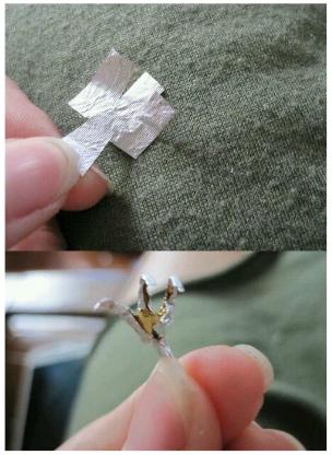 百度贴吧牛人手把手教你旧糖纸折成栩栩老鹰