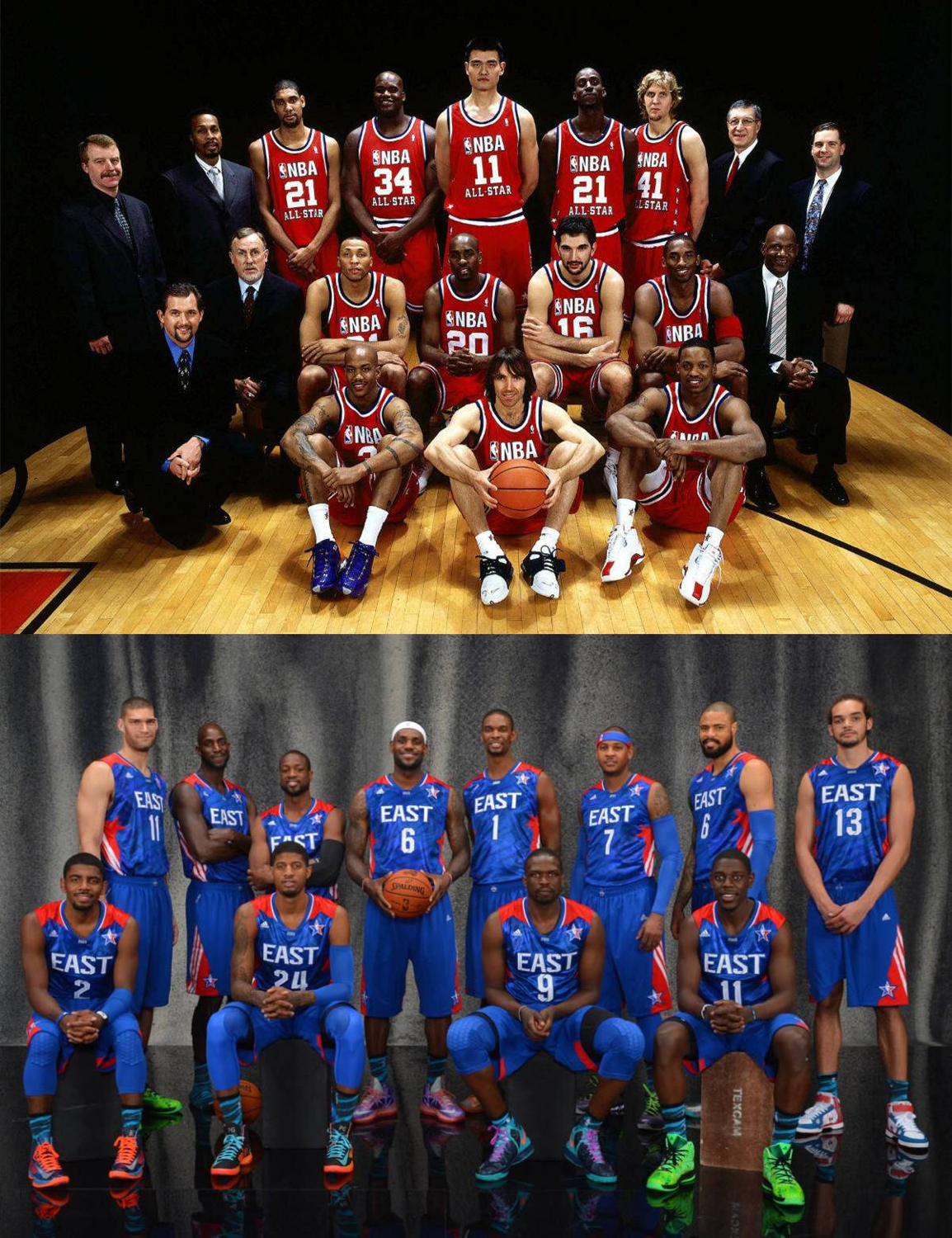 不同颜色的全明星球衣,全明星球衣和普通球衣有什么区别