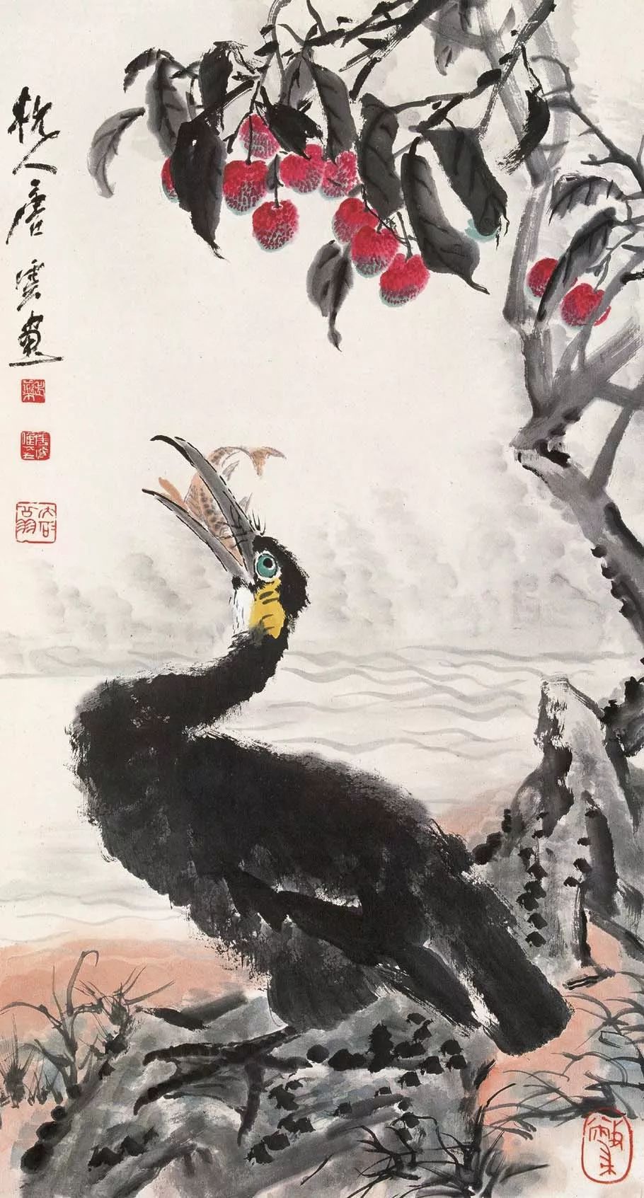 唐云早期花鸟作品欣赏,唐云先生花鸟条幅全集