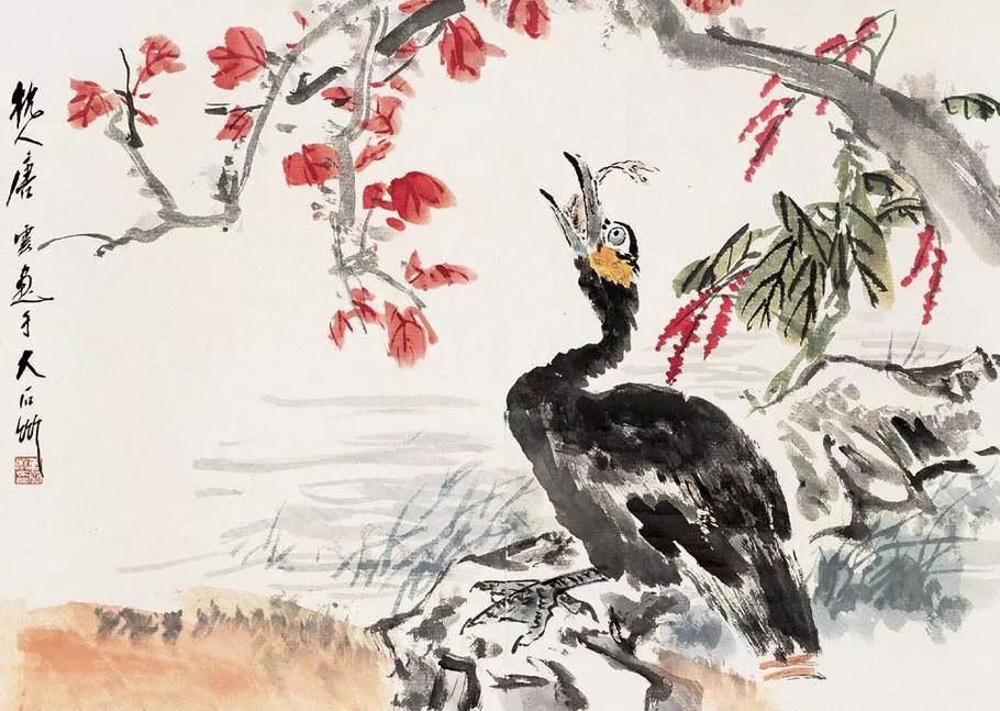 唐云早期花鸟作品欣赏,唐云先生花鸟条幅全集