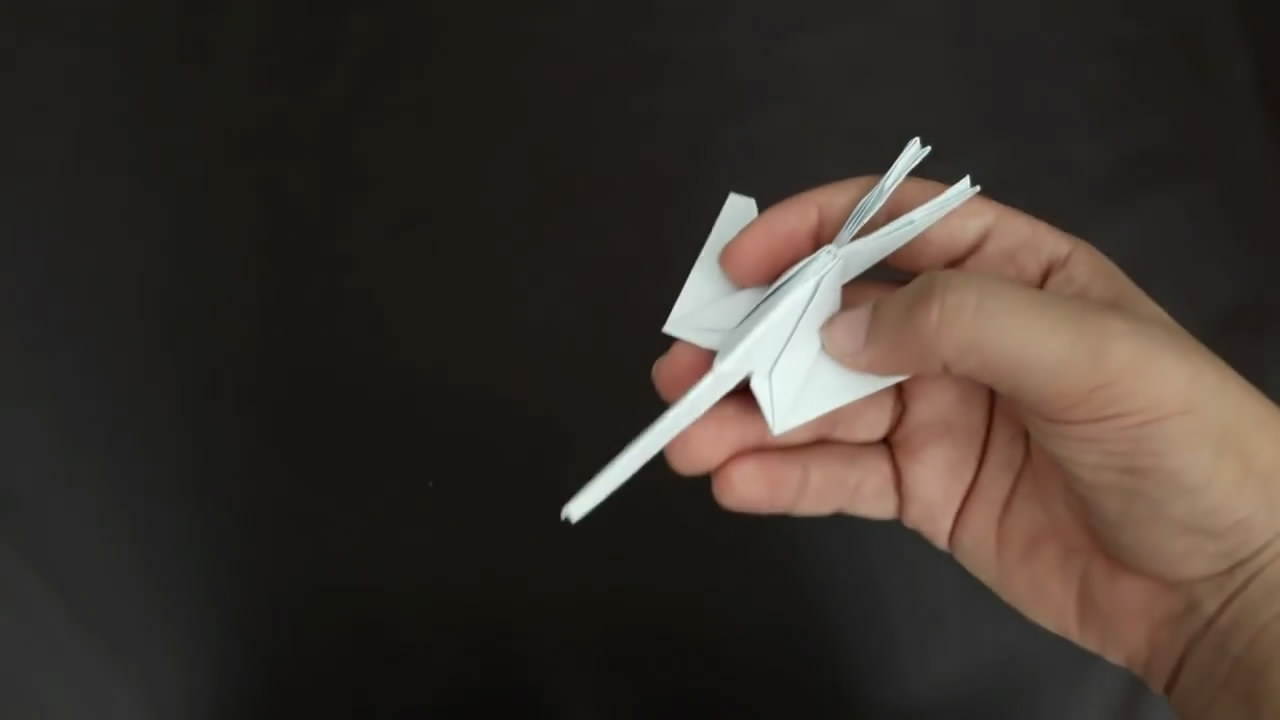 折纸变形金刚手工制作教程,简单的折纸变形金刚