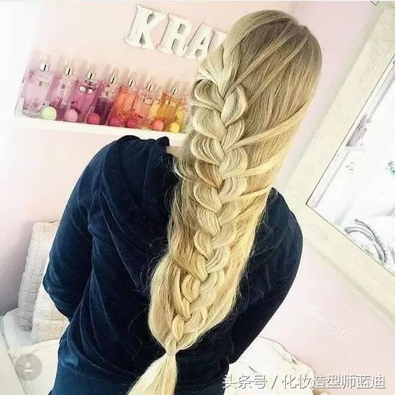 觉得直发好看,直发适合的编发