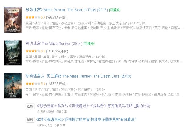 《移动迷宫》：一部拍得还不如国产片的美国式青少年爽文电影！