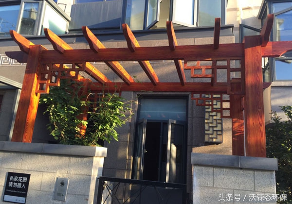 阳台多层花架轻奢风格,阳台精致葡萄架