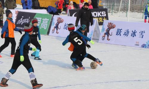 哈尔滨雪地杯足球小将,足球小将北海道雪地