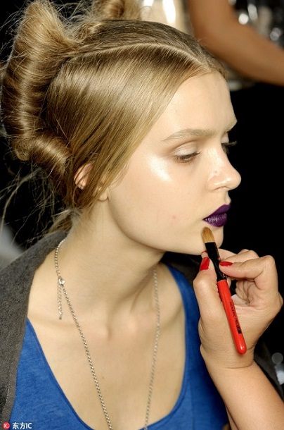 杨幂面部高清大图,杨幂高光修容