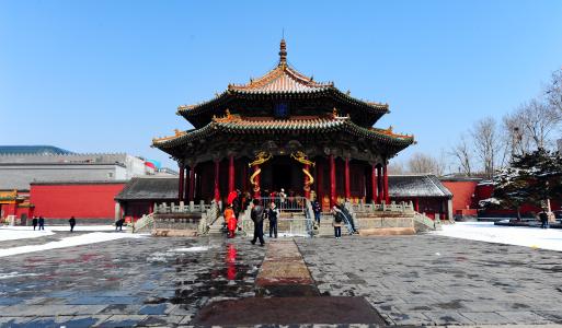 沈阳故宫是谁建造的皇宫,中国仅存的两大宫殿沈阳故宫