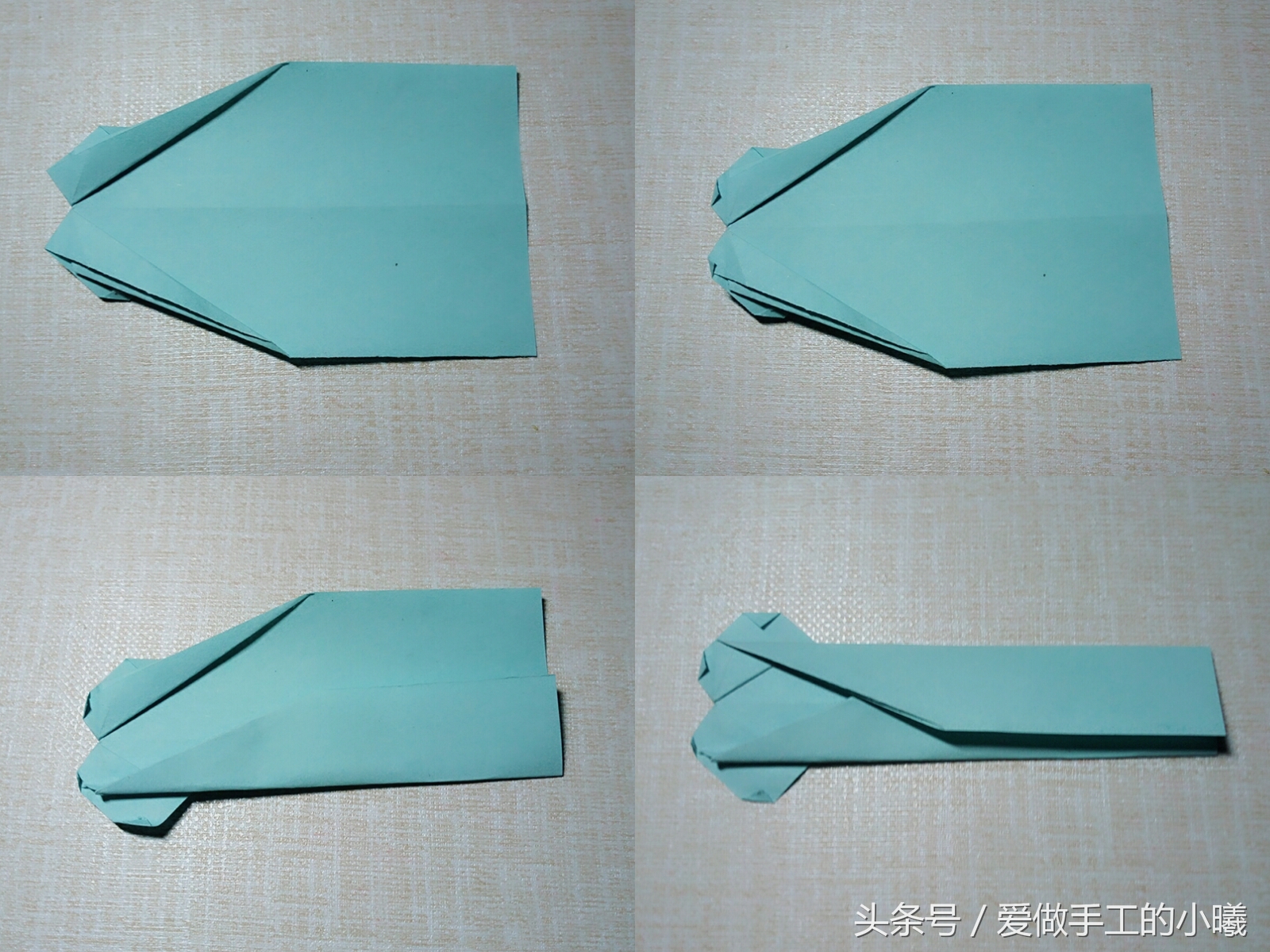 爱心折纸小视频书签,爱心书签的折纸方法