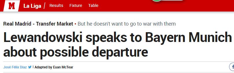 皇帝不急急死太监！皇马一输球，媒体急的连球员都替老佛爷买好了