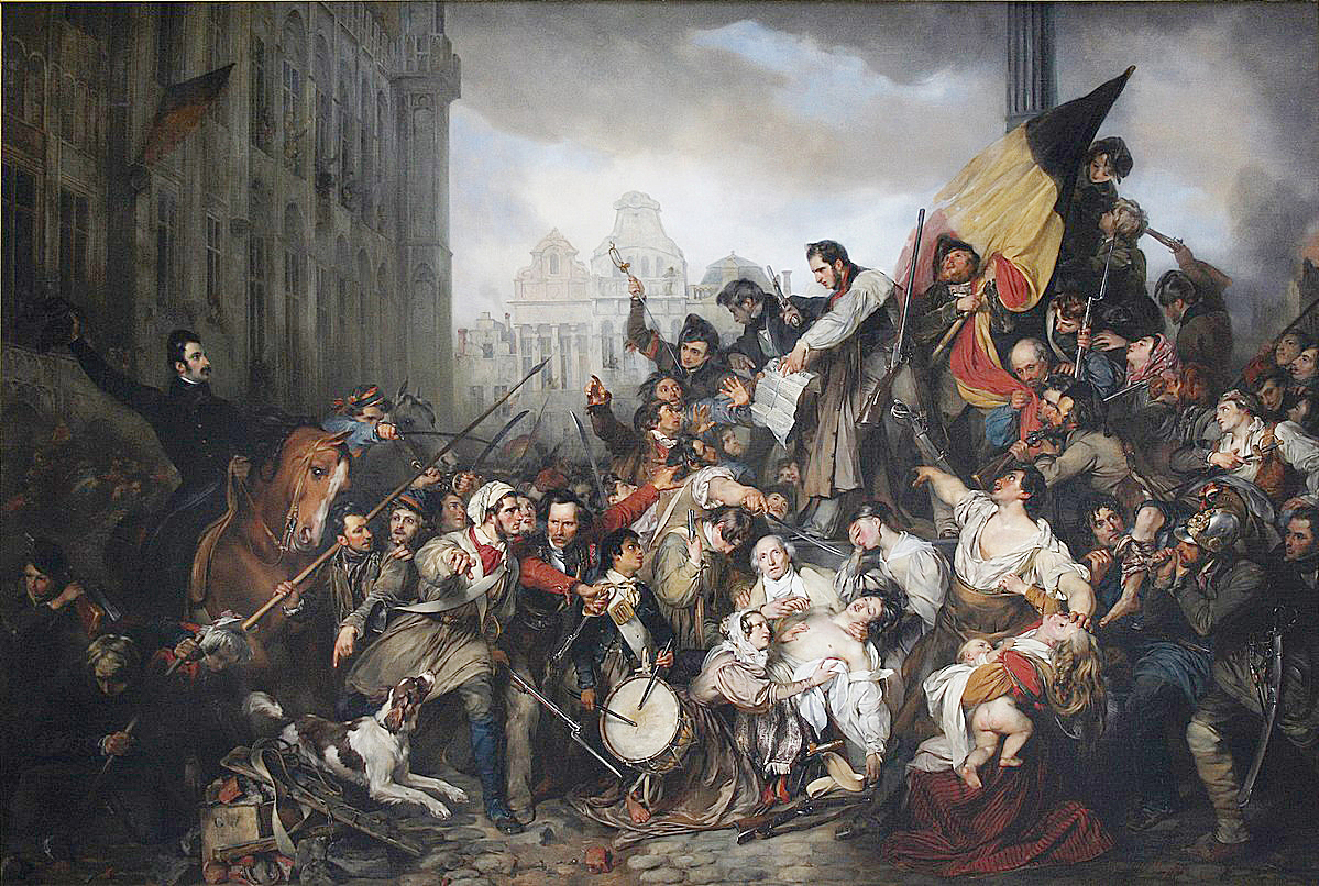 19世纪的恐惧艺术：“女神”高举三色旗，领导人民自由