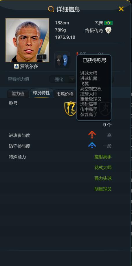 fifaol3球员推荐,fifaol3十大能力值