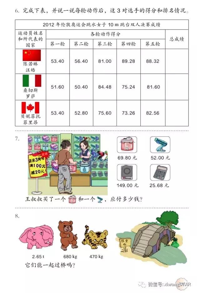 四年级下册数学书人教版预习,2022年人教版四年级下册数学课本