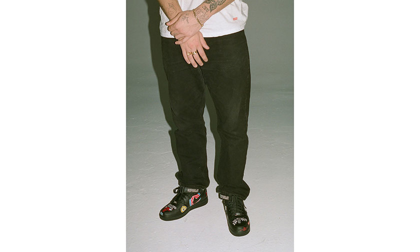 supreme耐克nba联名卫衣,supreme联名nikenba外套