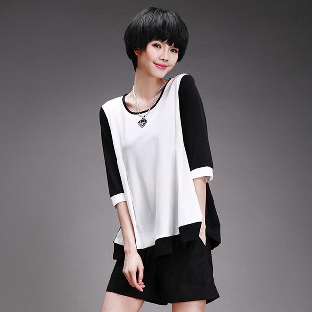 时尚慵懒感套装,胖美眉休闲减龄套装