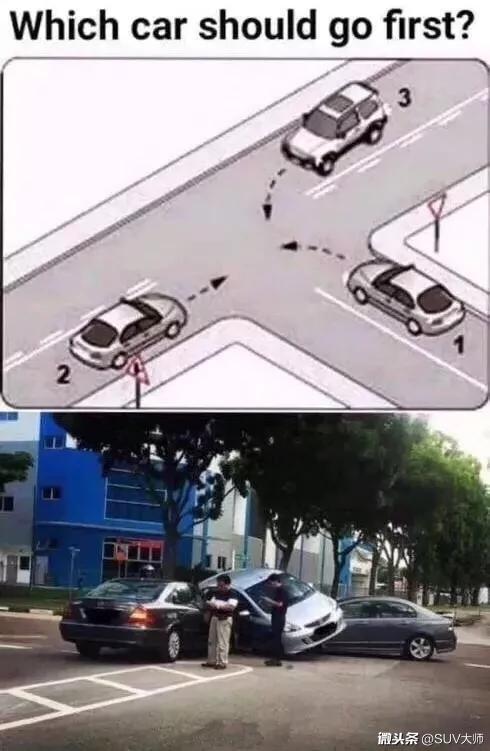 没有信号灯，三岔路口和十字路口怎么走？这个通行原则能帮你