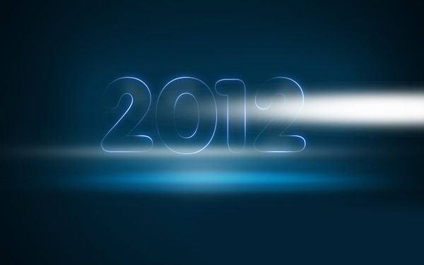 ps多层次色彩霓虹字制作,ps蓝色火焰字教程