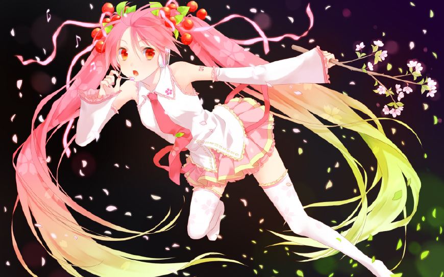 樱花初音图片好看,初音樱花超美