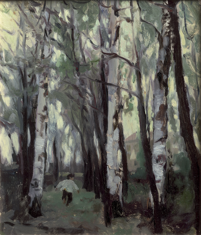 何多苓——连环画《带阁楼的房子》