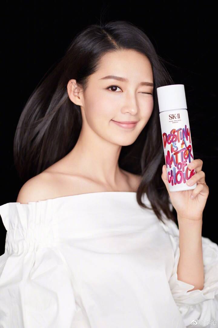 李沁sk2全球代言人,李沁代言sk2神仙水