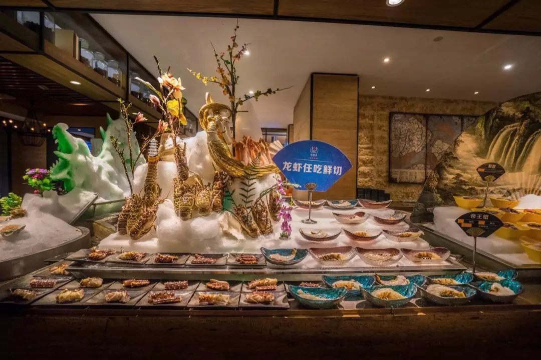 小悦鼎会海鲜自助,1大1小自助餐厦门