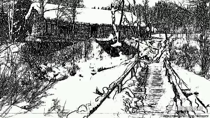 美丽麟游完整视频,雪景美如素描画