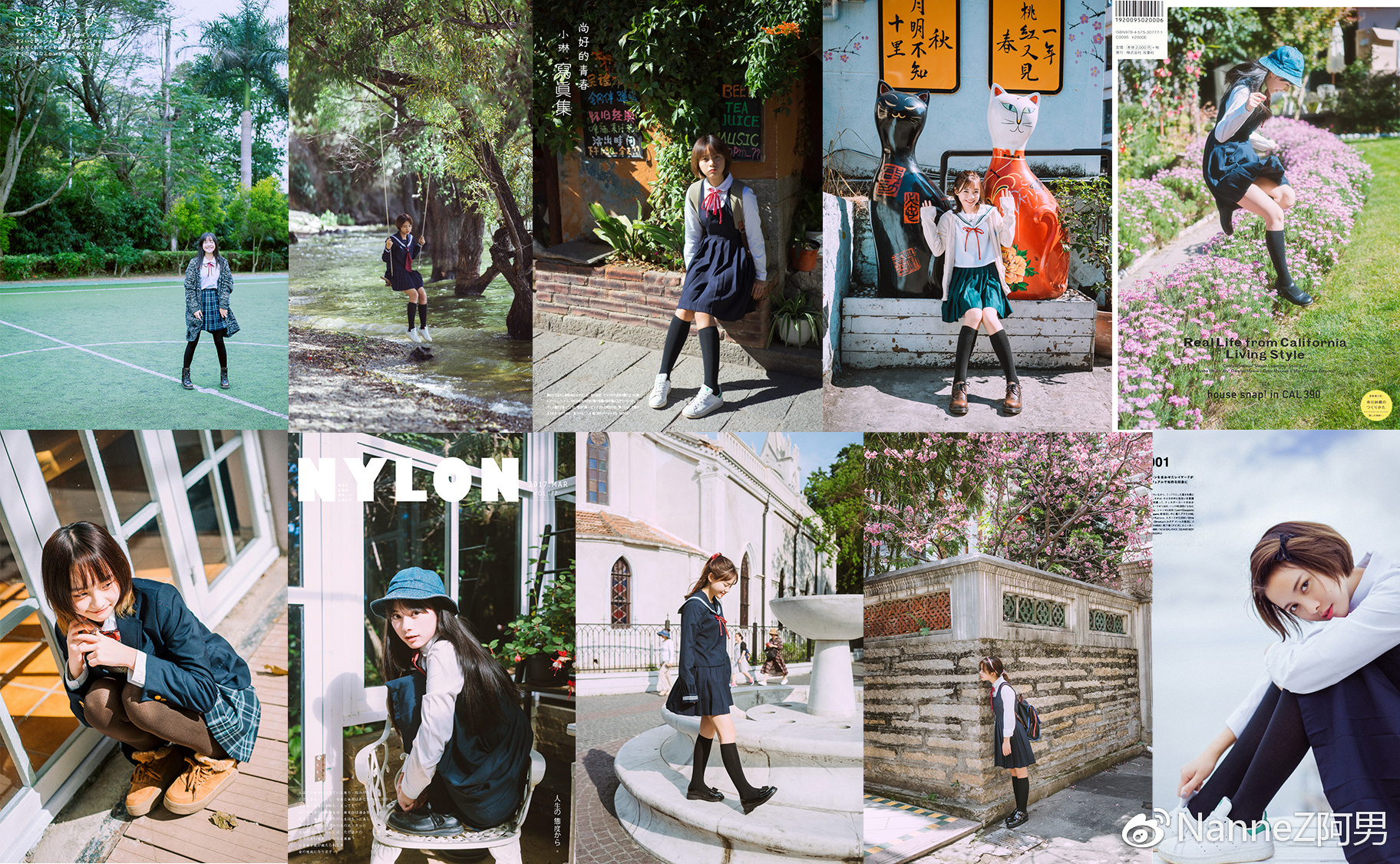 海边jk制服拍摄教程,日系jk制服套装女