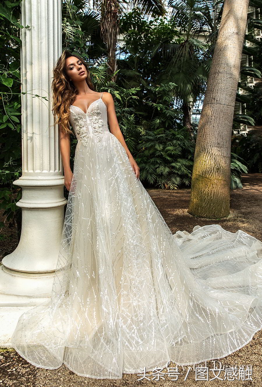 白银婚纱礼服设计,玫瑰婚纱礼服设计