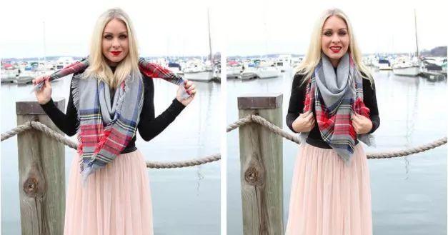 告诉你围巾怎样系得优雅有气质