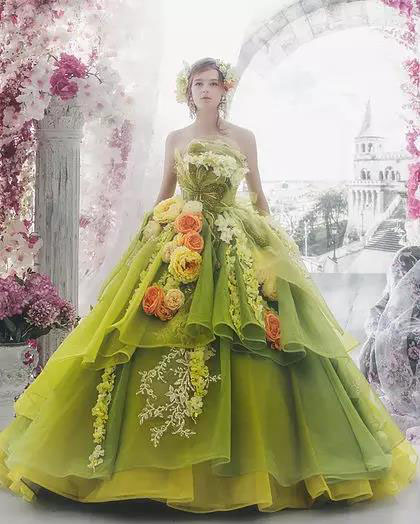 中国买不到的婚纱!Stelladelibero跳进花海的新娘,美到爆炸!