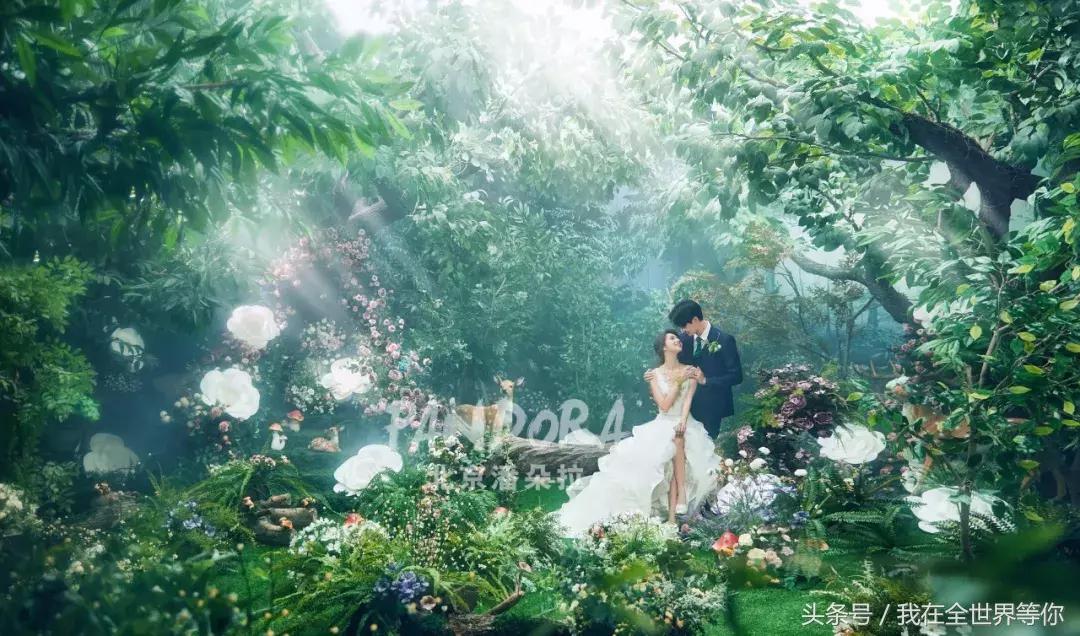 拍婚纱照适合的头发颜色,婚纱照5套衣服该怎么选风格