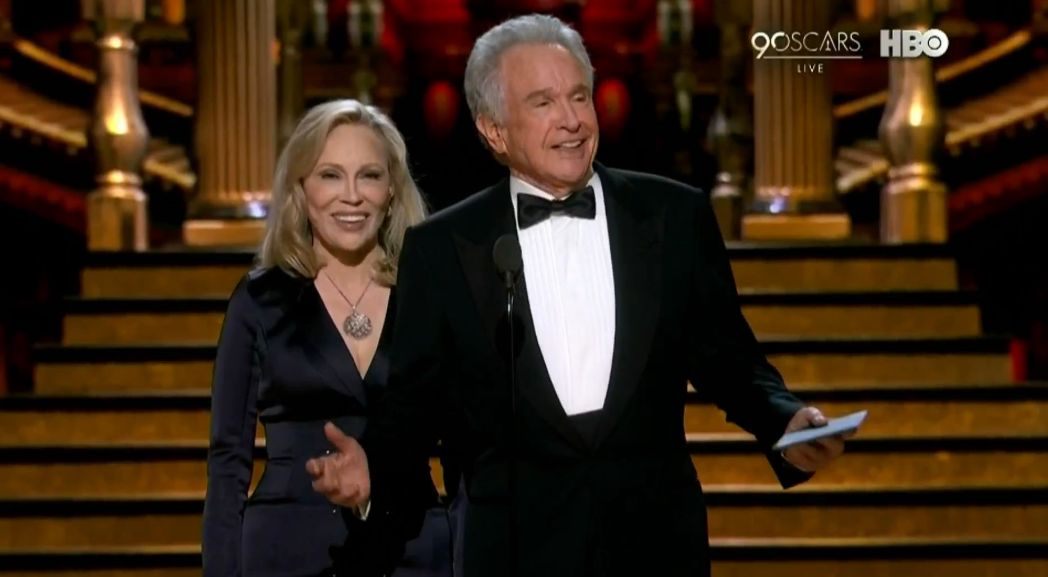 第90届奥斯卡获奖电影,第90届奥斯卡完整获奖名单