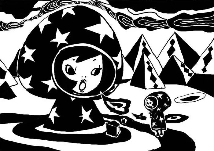 冒险少女笔下的炫丽插画