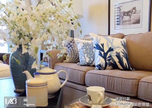 轻奢风130平三室一厅二卫效果图,三房两厅两卫139平方装修轻奢风