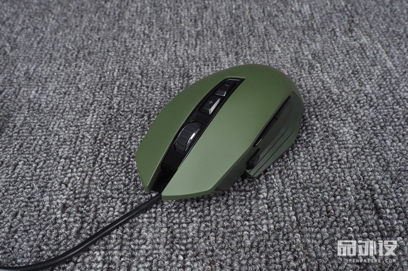 达尔优牧马人em915鼠标拆解,达尔优em915黑色裂纹版游戏鼠标