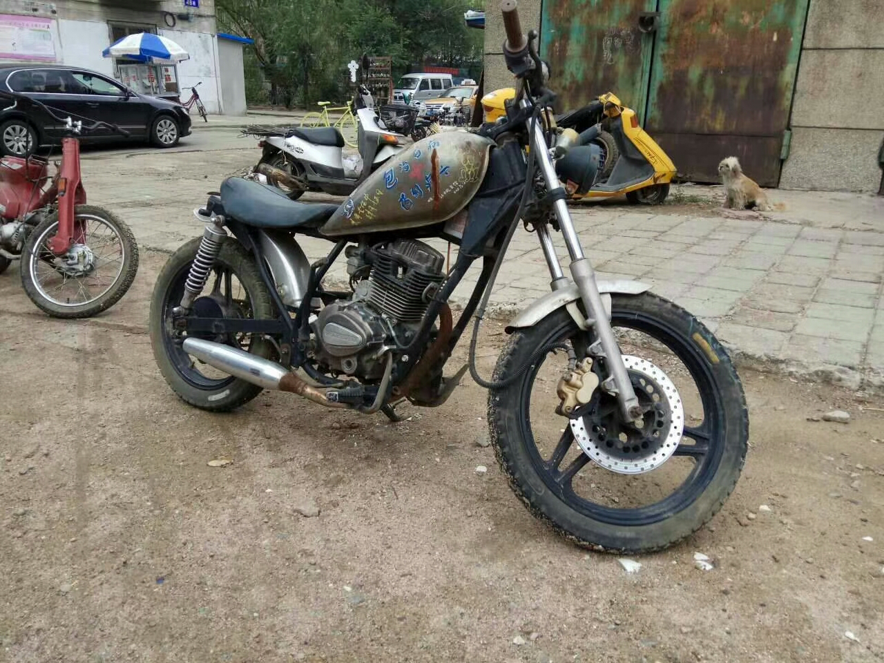 摩托车改装复古摩托车图片,复古摩托车改装cb125t本田