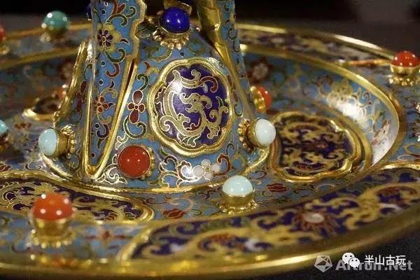 景泰蓝掐丝珐琅制作杯垫,马未都掐丝珐琅景泰蓝真品