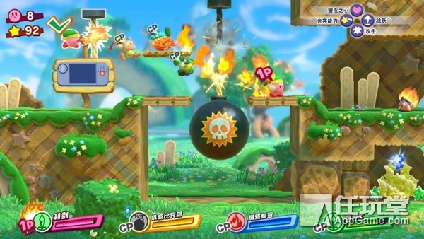 《星之卡比：新星同盟》试玩版评测：是兄弟就来给我一个吻