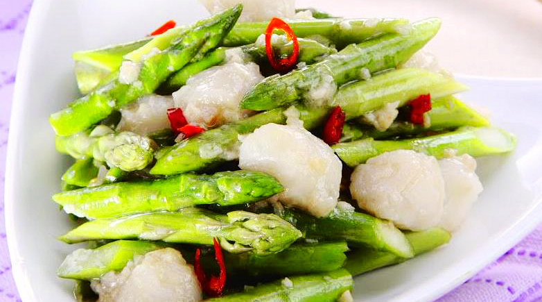 脚肿骨质疏松中药单方,芦笋煎澳洲带子的正确做法