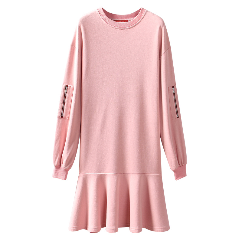 清新荷叶边，连衣裙也诗情画意