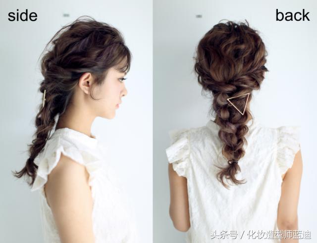四款超唯美编发教程想不漂亮都难,唯美优雅的新娘编发