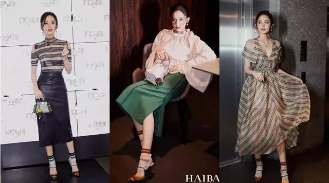 杨幂迪丽热巴带货女王,徐濠萦代言的鞋子