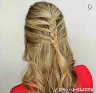 四款超唯美编发教程想不漂亮都难,唯美优雅的新娘编发