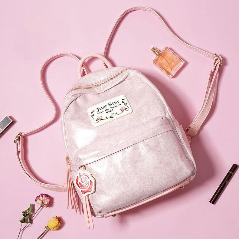 慵懒风双肩包垂坠感,慵懒风双肩包垂感