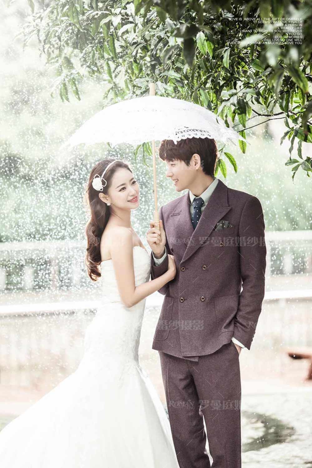 罗曼庭|“欢乐颂”女主角拍婚纱照，会是什么样子？