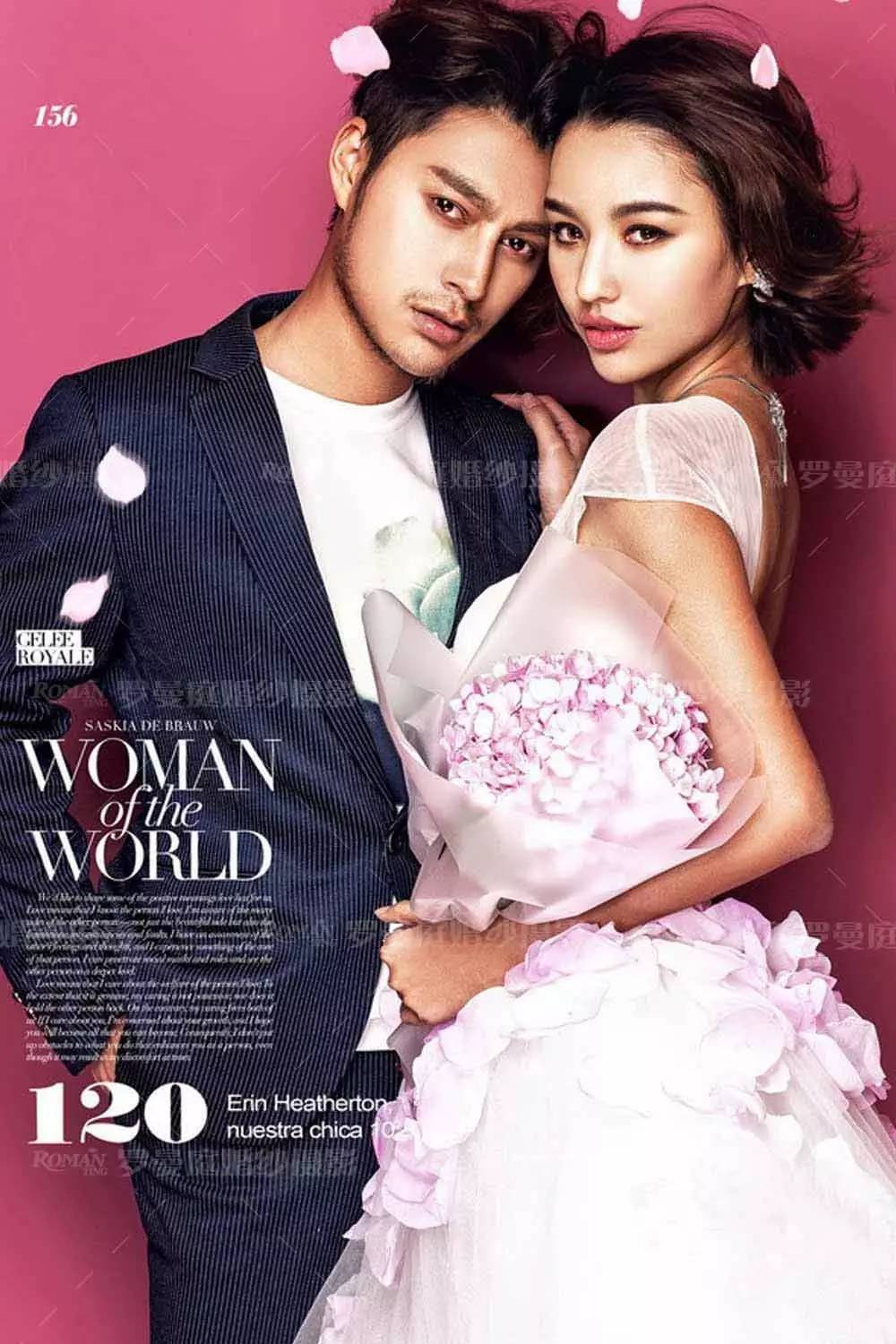 罗曼庭|“欢乐颂”女主角拍婚纱照，会是什么样子？