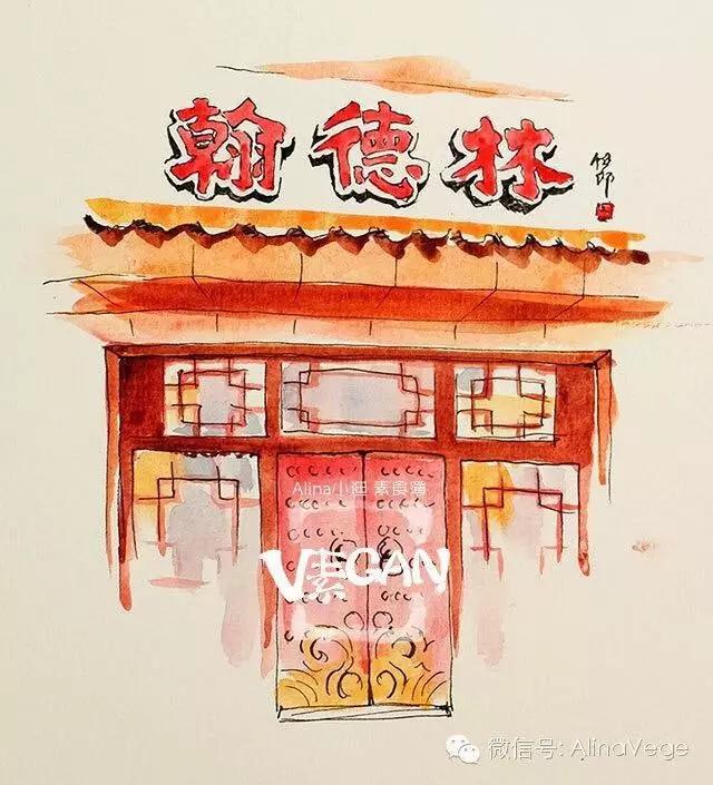 这姑娘手绘的京城美食地图，九成餐厅你没去过