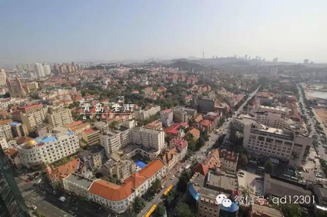 青岛百年老街照片,青岛老房老街